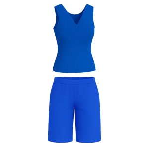 ست تاپ فانریپ و شلوارک جیب‌دار دلداده