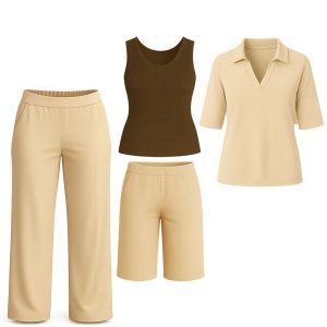 ست چهار تکه اسپورت بلوز و شلوار دلداده