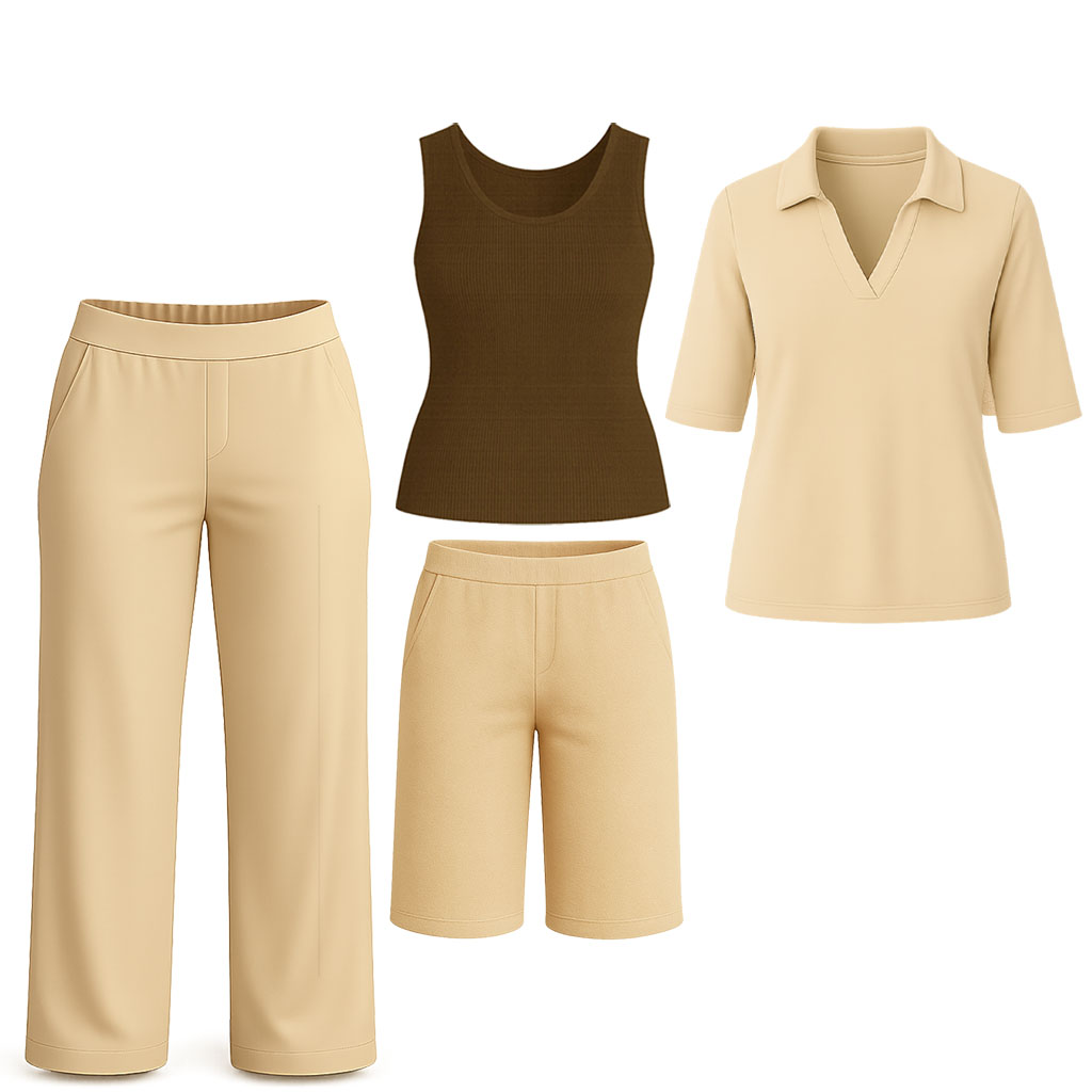 ست چهار تکه اسپورت بلوز و شلوار دلداده